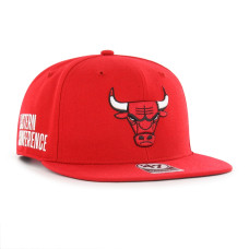Chicago Bulls '47 Sure Shot Captain Snapback Hat - Red