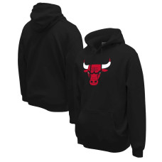 Chicago Bulls Stadium Essentials Primary Logo Pullover basketball Hoodie - Black