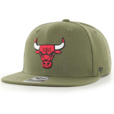 Chicago Bulls '47 Ballpark Camo Captain Snapback Hat - Olive