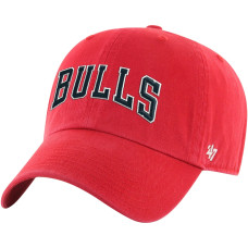 Chicago Bulls '47 Core Wordmark Clean Up Adjustable Hat - Red