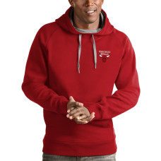 Chicago Bulls Antigua Victory Pullover basketball Hoodie - Red