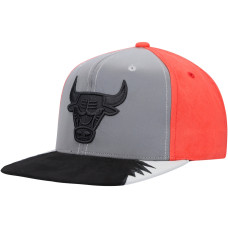Chicago Bulls Mitchell & Ness Day 5 Snapback Hat - Gray/Red