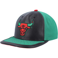 Chicago Bulls Mitchell & Ness Day One Snapback Hat - Black/Green
