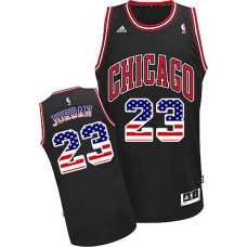 Michael Jordan Chicago Bulls #23 American flag Fashion Editon Jersey