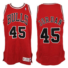 Michael Jordan Chicago Bulls #45 Red Road Swingman Jersey
